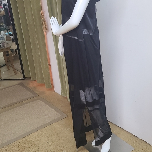 NWT Helmut Lang Silk Strapless Dress - Picture 12 of 15